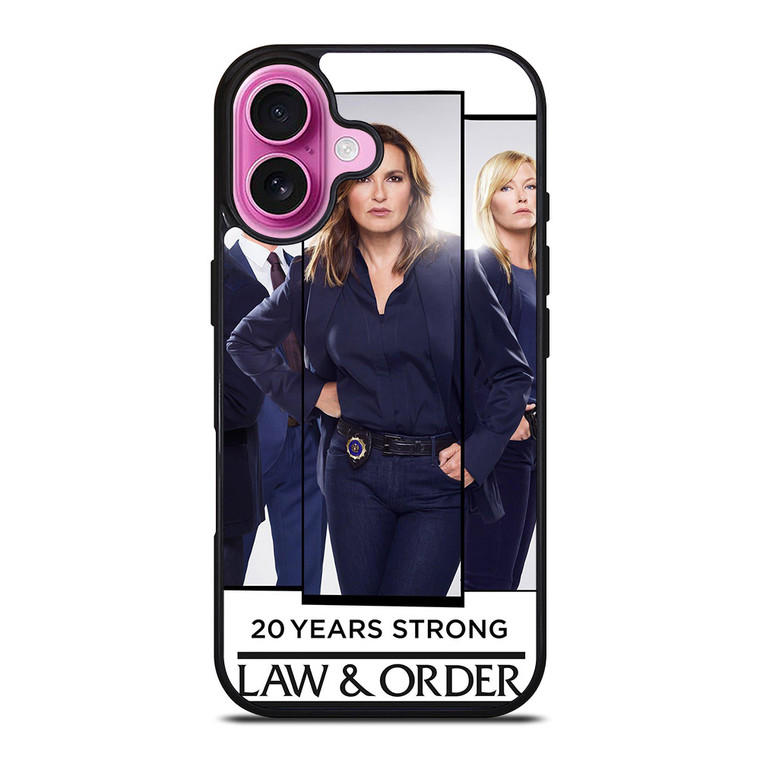 LAW AND ORDER CHARACTERS iPhone 16 Plus Case