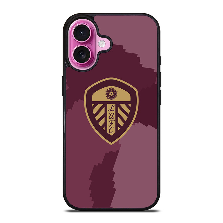 LEEDS UNITED FC ART LOGO iPhone 16 Plus Case