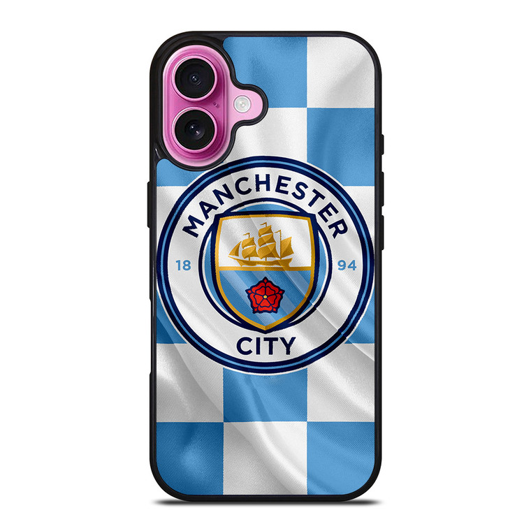 MANCHESTER CITY LOGO iPhone 16 Plus Case