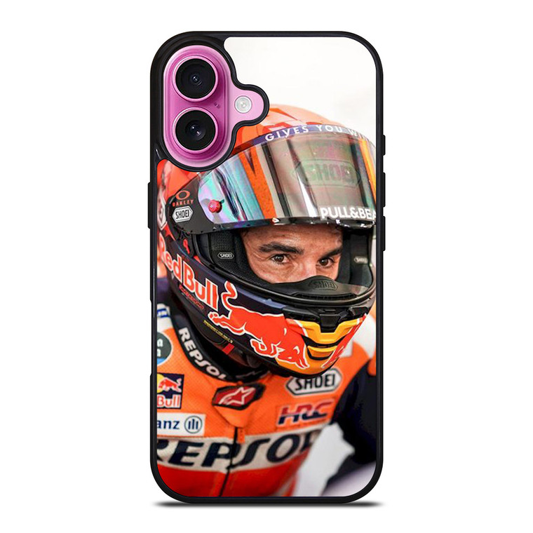 MARC MARQUEZ HELMET 3 iPhone 16 Plus Case MARC MARQUEZ HELMET 3 iPhone 16 Plus Case