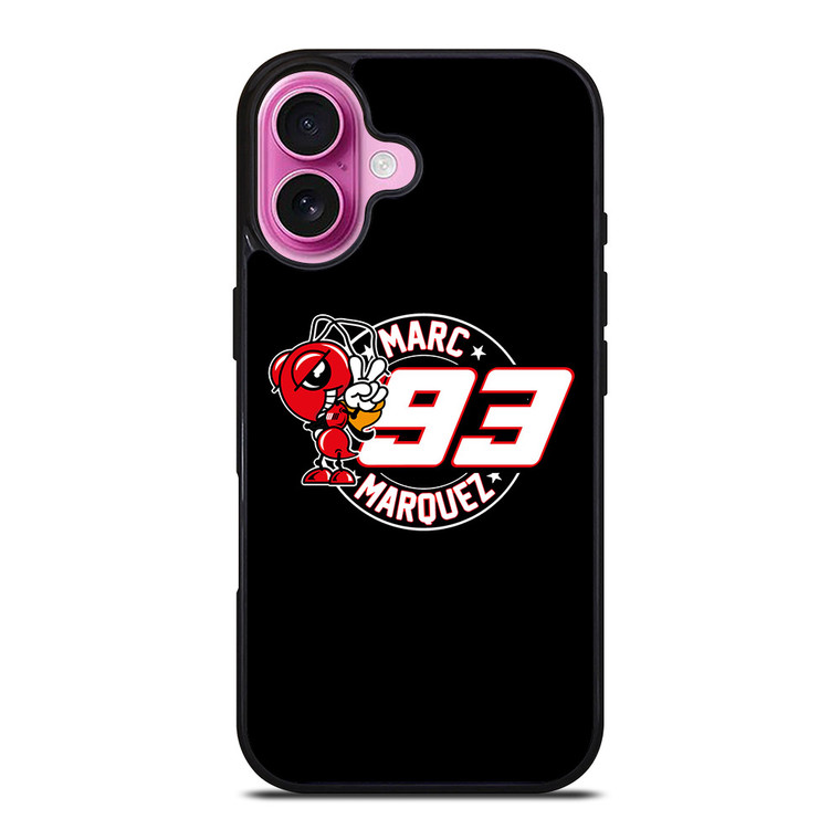MARQ MARQUEZ MOTOGP LOGO MM93 2 iPhone 16 Plus Case MARQ MARQUEZ MOTOGP LOGO MM93 2 iPhone 16 Plus Case