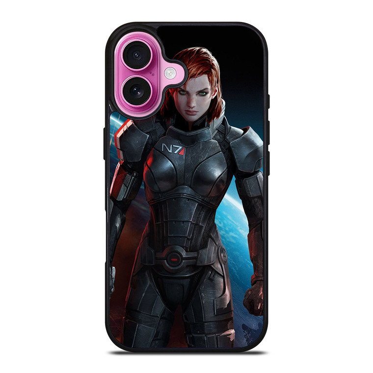 MASS EFFECT SHEPARD iPhone 16 Plus Case