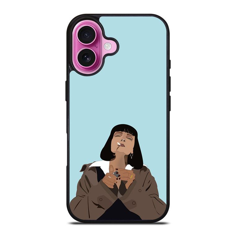 MIA WALLACE PULP FICTION 2 iPhone 16 Plus Case