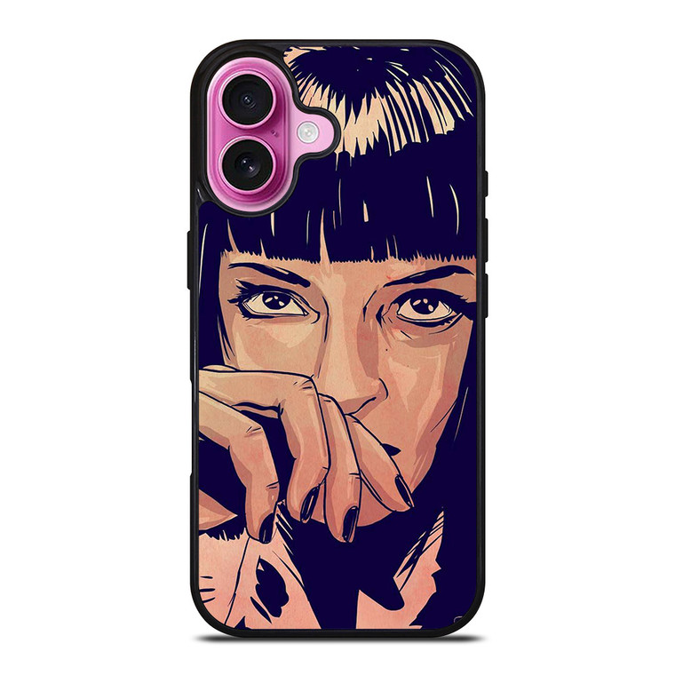 MIA WALLACE PULP FICTION 3 iPhone 16 Plus Case
