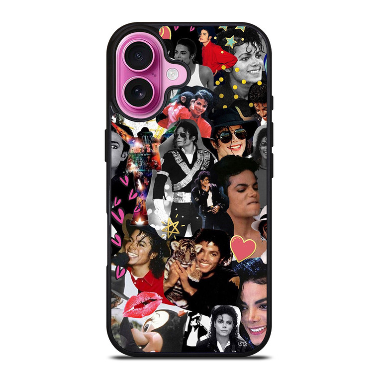 MICHAEL JACKSON COLLAGE iPhone 16 Plus Case
