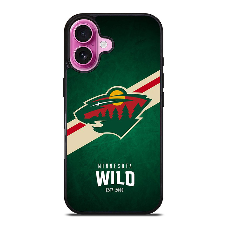 MINNESOTA WILD LOGO iPhone 16 Plus Case