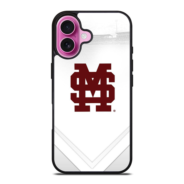 MISSISSIPPI STATE BULLDOGS LOGO iPhone 16 Plus Case MISSISSIPPI STATE BULLDOGS LOGO iPhone 16 Plus Case