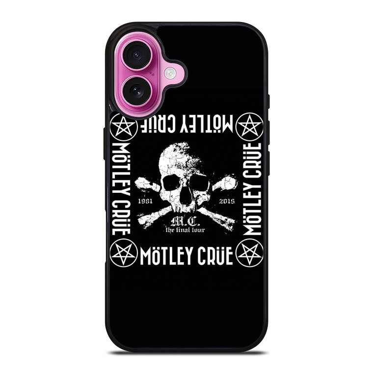 MOTLEY CRUE THE FINAL TOUR iPhone 16 Plus Case