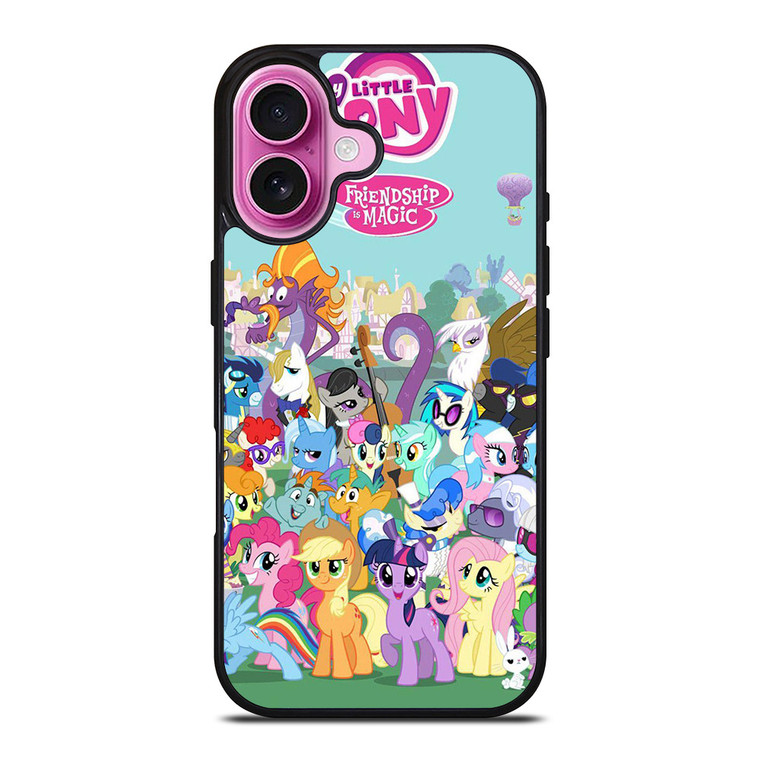 MY LITTLE PONY ALL CHARACTERS iPhone 16 Plus Case