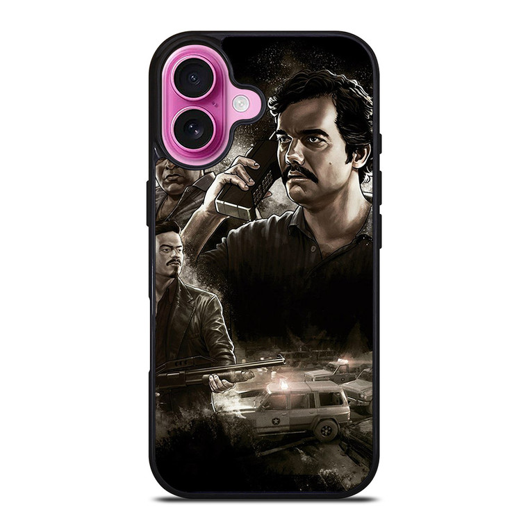NARCOS CHARACTERS iPhone 16 Plus Case NARCOS CHARACTERS iPhone 16 Plus Case