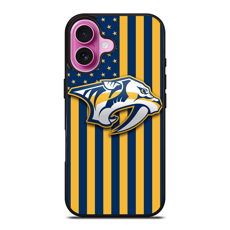 NASHVILLE PREDATORS LOGO 2 iPhone 16 Plus Case
