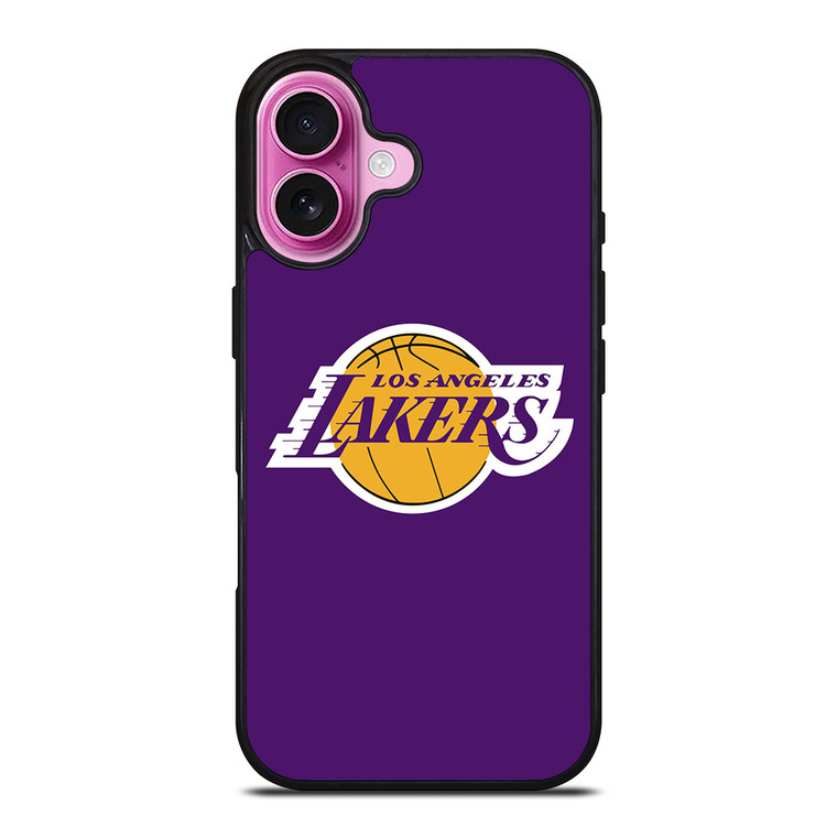 NBA LOS ANGELES LAKERS LOGO iPhone 16 Plus Case NBA LOS ANGELES LAKERS LOGO iPhone 16 Plus Case