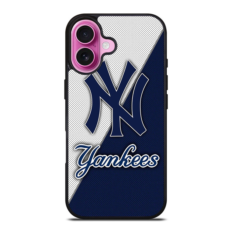 NEW YORK YANKEES LOGO MLB iPhone 16 Plus Case NEW YORK YANKEES LOGO MLB iPhone 16 Plus Case
