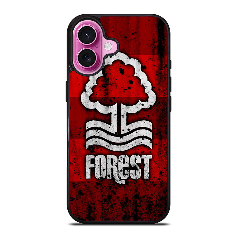 NOTTINGHAM FOREST LOGO EPL iPhone 16 Plus Case NOTTINGHAM FOREST LOGO EPL iPhone 16 Plus Case