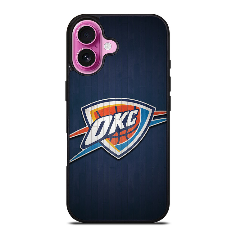 OKLAHOMA CITY THUNDER LOGO iPhone 16 Plus Case