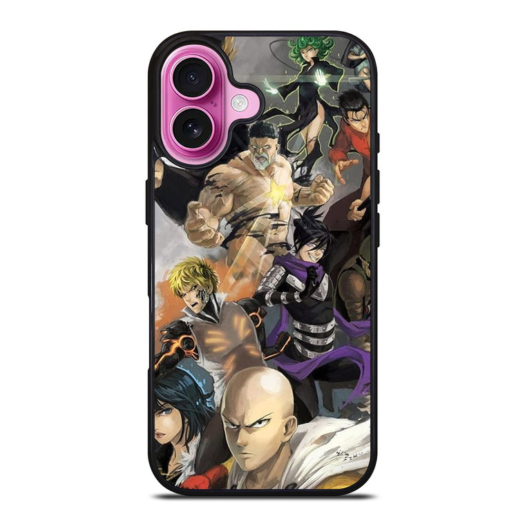 ONE PUNCH MAN CHARACTERS iPhone 16 Plus Case