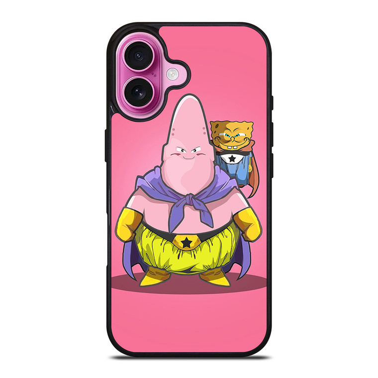 PATRICK SPONGEBOB MAJIN BUU iPhone 16 Plus Case