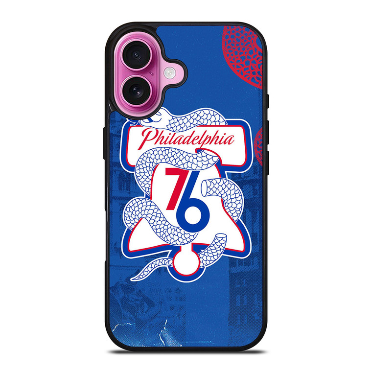 PHILADELPHIA 76ERS LOGO iPhone 16 Plus Case PHILADELPHIA 76ERS LOGO iPhone 16 Plus Case