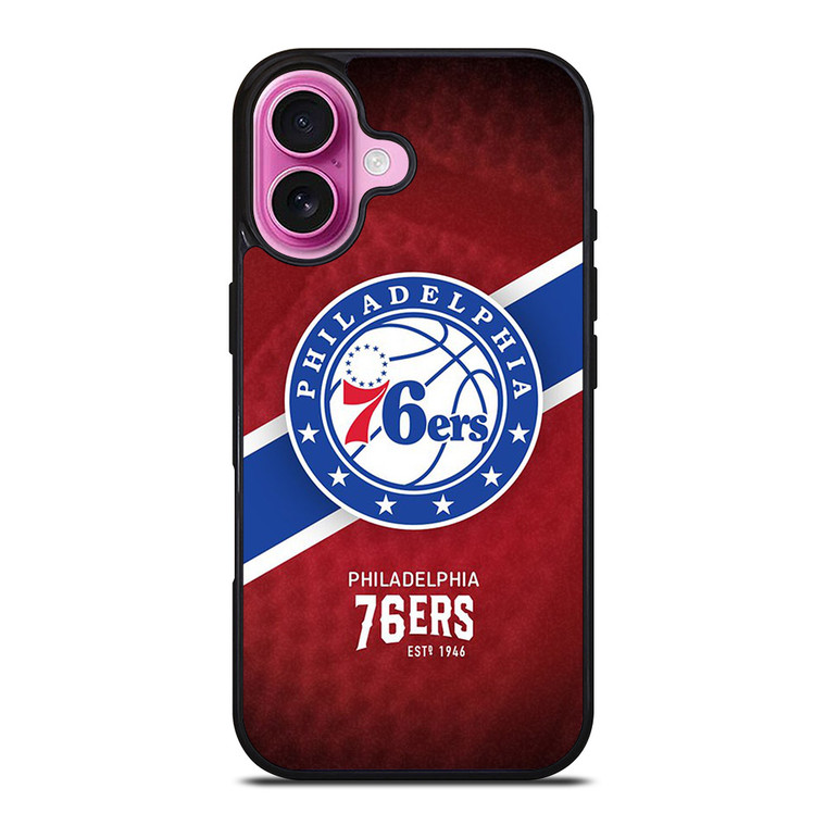 PHILADELPHIA 76ERS NBA iPhone 16 Plus Case