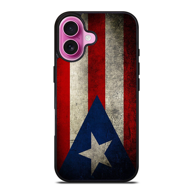 PUERTO RICO FLAG iPhone 16 Plus Case