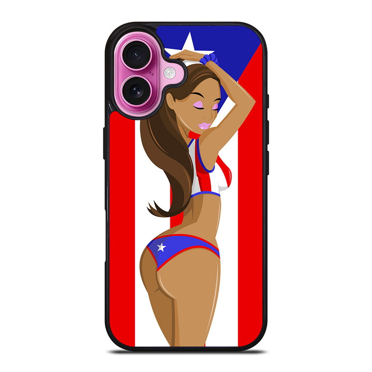 PUERTO RICO GIRL iPhone 16 Plus Case