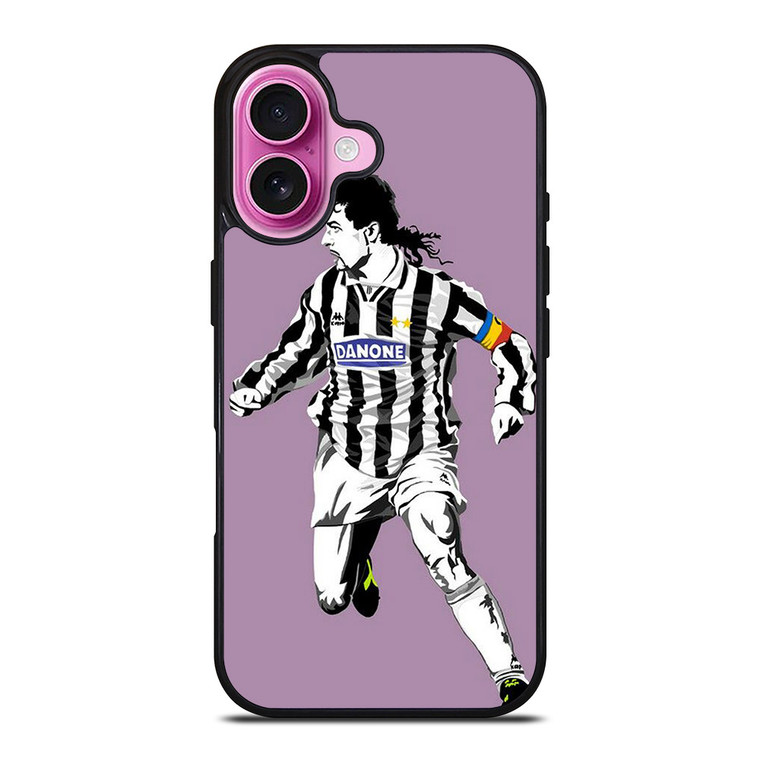 ROBERTO BAGGIO ITALY LEGEND ART iPhone 16 Plus Case