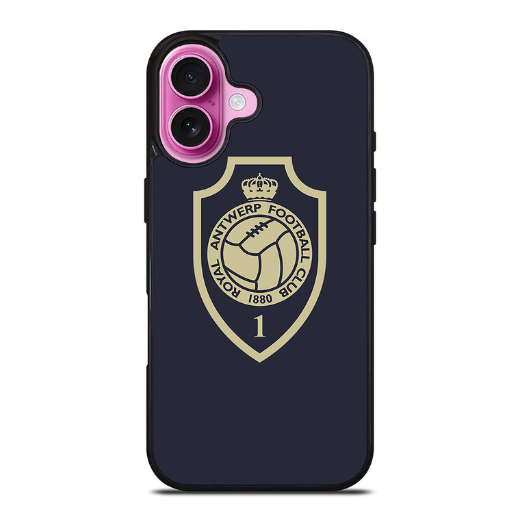 ROYAL ANTWERP FC LOGO iPhone 16 Plus Case