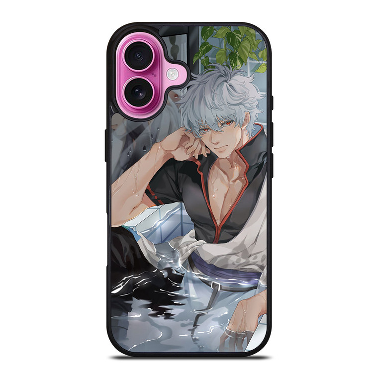 SAKATA GINTOKI GINTAMA ANIME ART iPhone 16 Plus Case