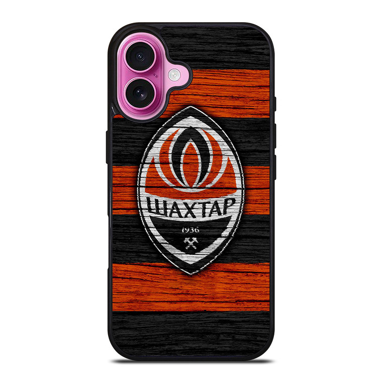SHAKHTAR DONETSK LOGO WOODEN iPhone 16 Plus Case