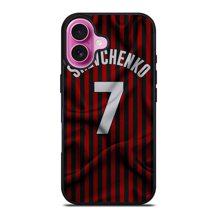 SHEVCHENKO AC MILAN JERSEY iPhone 16 Plus Case