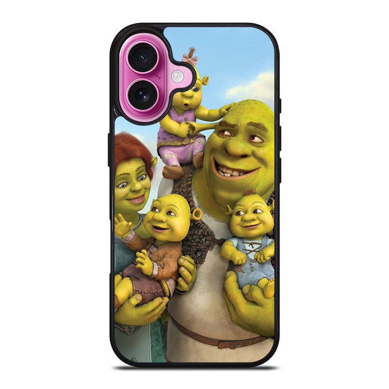 SHREK AND FAMILY iPhone 16 Plus Case