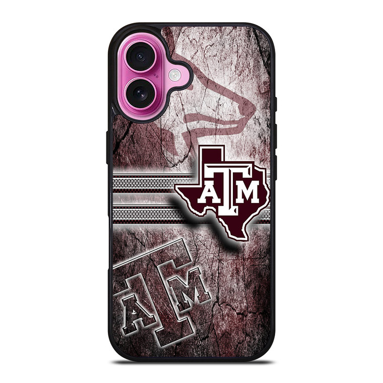 TEXAS A&M AGGIE LOGO iPhone 16 Plus Case