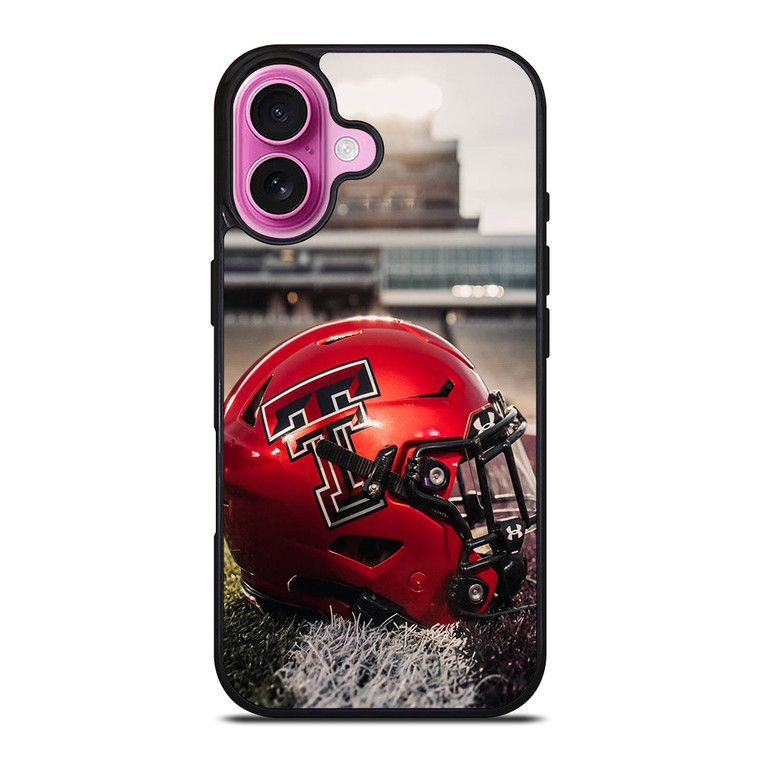 TEXAS TECH RED RAIDERS HELMET iPhone 16 Plus Case