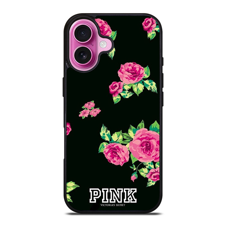 VICTORIA'S SECRET FLORAL PINK iPhone 16 Plus Case