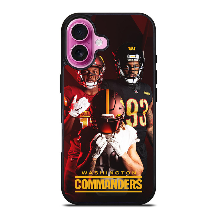 WASHINGTON COMMANDERS PLAYERS iPhone 16 Plus Case