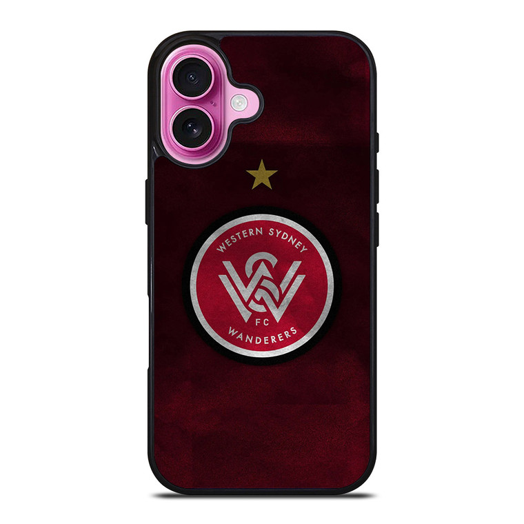 WESTERN SYDNEY WANDERERS FC LOGO iPhone 16 Plus Case