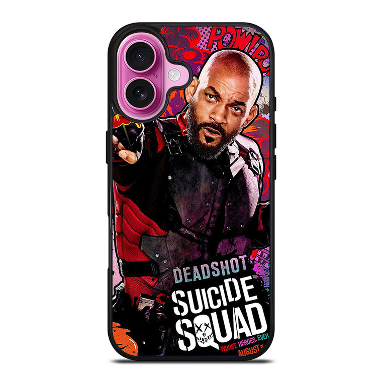 WILL SMITH SUICIDE SQUAD ART iPhone 16 Plus Case WILL SMITH SUICIDE SQUAD ART iPhone 16 Plus Case