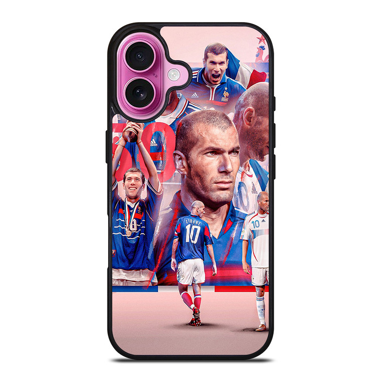 ZINEDINE ZIDANE LEGEND iPhone 16 Plus Case