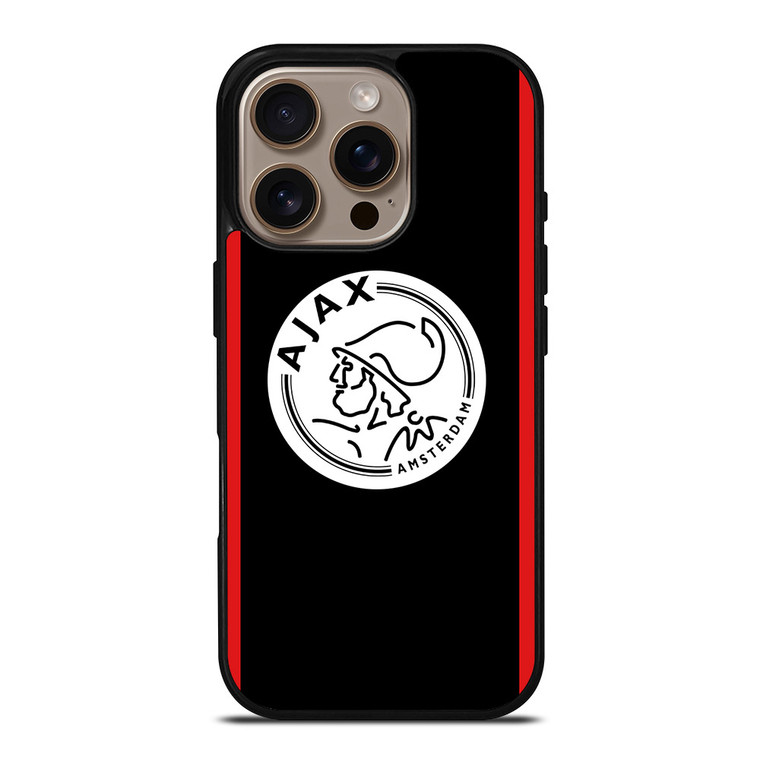 AJAX AMSTERDAM FC LOGO iPhone 16 Pro Case AJAX AMSTERDAM FC LOGO iPhone 16 Pro Case