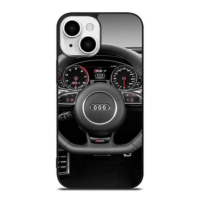 AUDI LOGO STREERING WHEEL iPhone 13 Mini Case