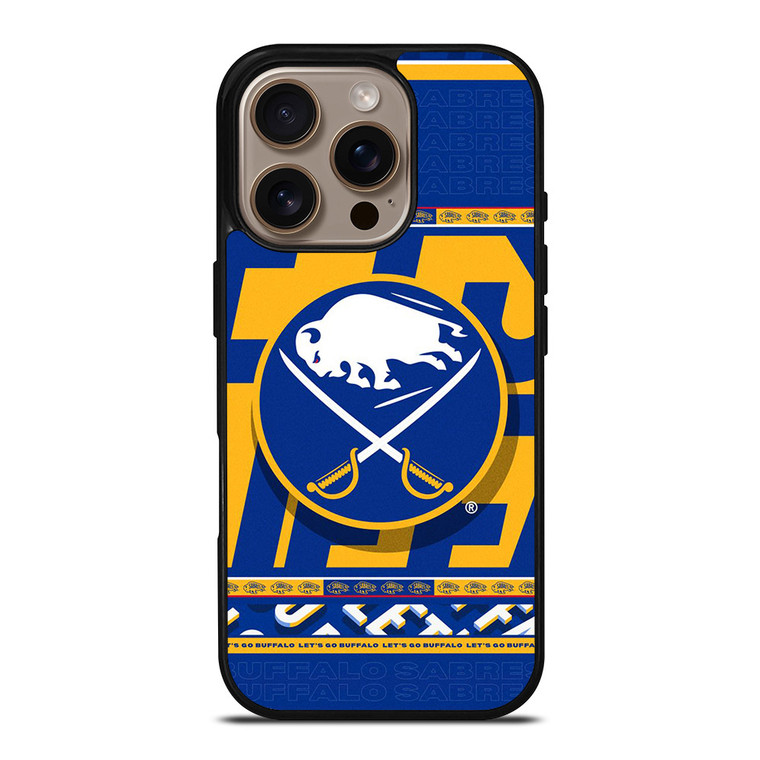 BUFALLO SABRES LOGO 2 iPhone 16 Pro Case