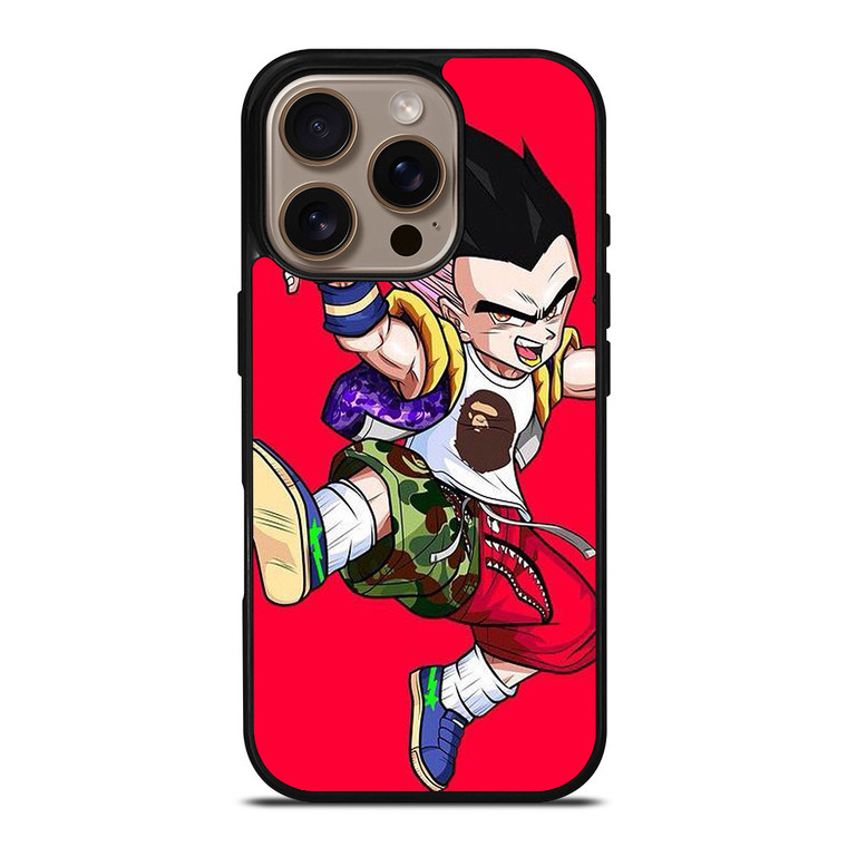 CAMO BAPE GOTENKS DRAGON BALL iPhone 16 Pro Case