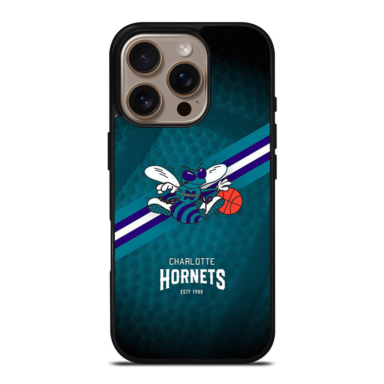 CHARLOTTE HORNETS LOGO 3 iPhone 16 Pro Case