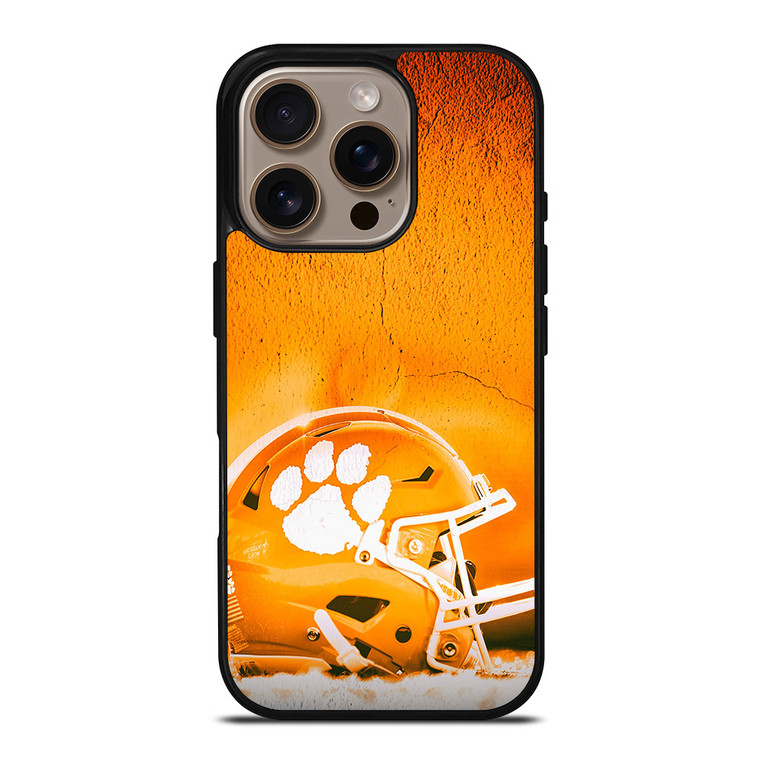CLEMSON TIGERS HELMET iPhone 16 Pro Case