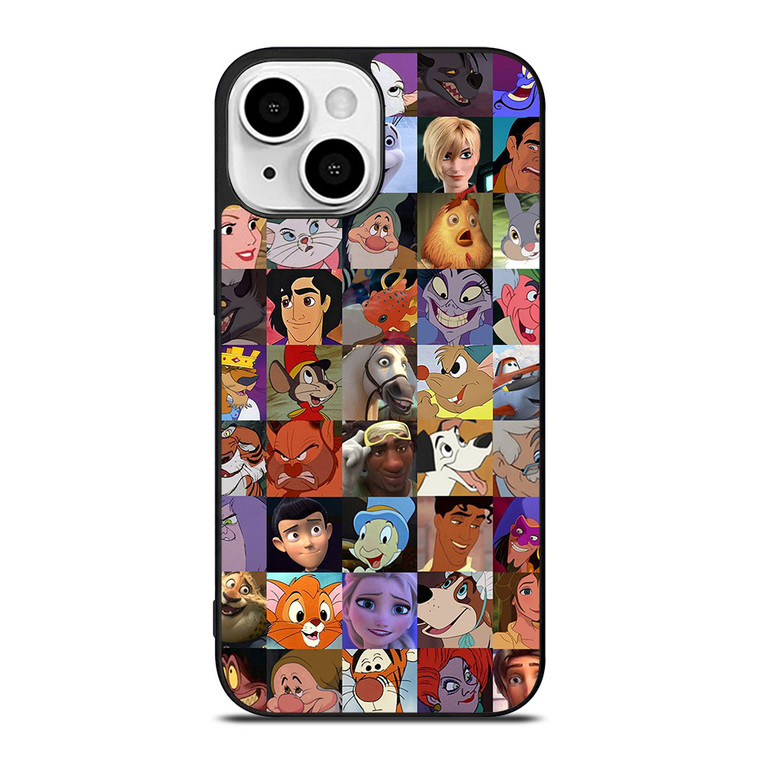 ALL DISNEY CHARACTERS COLLAGE iPhone 13 Mini Case