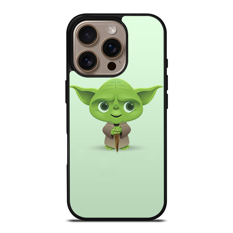 CUTE FUNNY YODA STARWARS iPhone 16 Pro Case