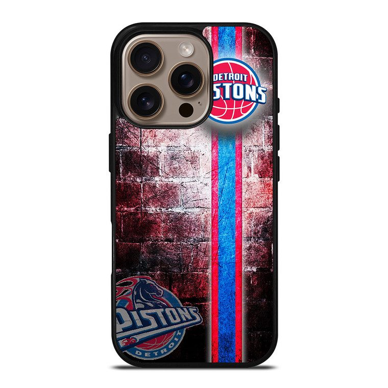 DETROIT PISTONS LOGO iPhone 16 Pro Case