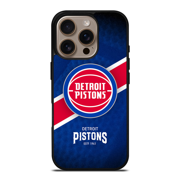 DETROIT PISTONS NBA 2 iPhone 16 Pro Case