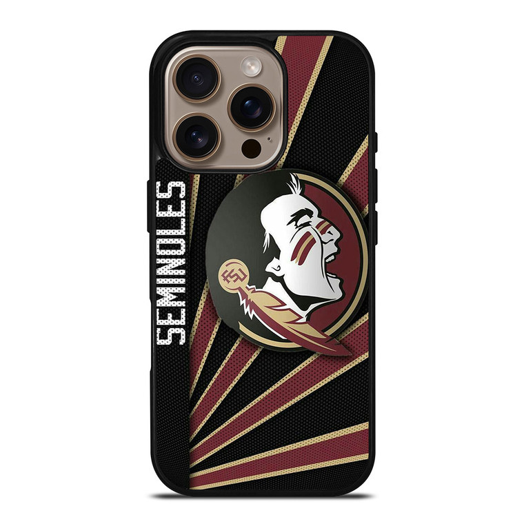 FLORIDA STATE SEMINOLES FSU LOGO 3 iPhone 16 Pro Case