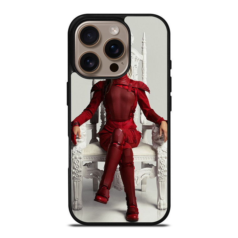 JENNIFER LAWRENCE HUNGER GAME RED iPhone 16 Pro Case